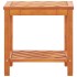 Mesa auxiliar de madera maciza acacia 45x33x45