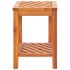 Mesa auxiliar de madera maciza acacia 45x33x45