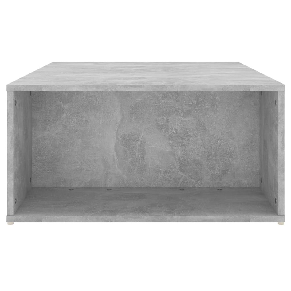 Mesa de centro madera contrachapada gris hormigón 90x67x33