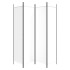 Biombo divisor de 4 paneles de tela blanco 200x200