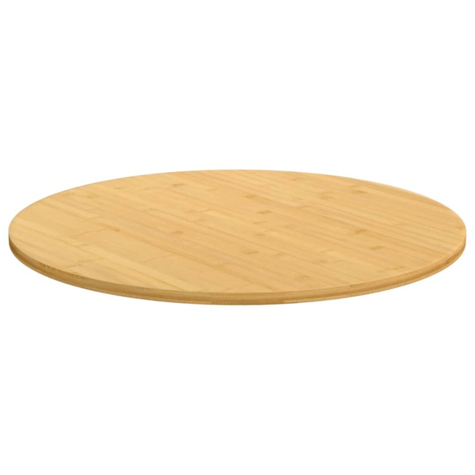Tablero de mesa de bambú Ø60x1,5