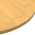 Tablero de mesa de bambú Ø60x1,5