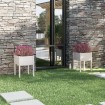 Jardineras 2 uds madera maciza de pino 50x50x70 cm