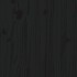 Estructura de cama madera maciza negro Supe King 180x200