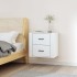 Mesita de noche de pared blanca 50x36x47