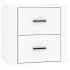 Mesita de noche de pared blanca 50x36x47