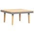 Mesa de centro de jardín madera maciza de acacia 60x60x31,5