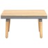 Mesa de centro de jardín madera maciza de acacia 60x60x31,5