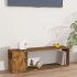 Mueble para TV madera contrachapada roble ahumado 100x24x32