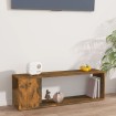 Mueble para TV madera contrachapada roble ahumado 100x24x32 cm