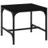 Mesas auxiliares 2 uds madera contrachapada negro 40x40x35
