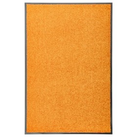 Felpudo lavable naranja 60x90