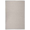 Alfombra de exterior de tejido plano gris taupe 120x170 cm
