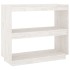 Estantería de madera maciza de pino blanco 80x35x71
