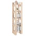 Estantería/divisor de espacios madera maciza pino 41x35x160