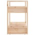 Estantería/divisor de espacios madera maciza pino 60x35x57
