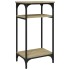 Mesa auxiliar madera contrachapada roble Sonoma 40x30x75