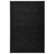 Felpudo lavable negro 60x90 cm