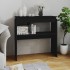 Mesa consola madera contrachapada negro 80x30x80
