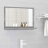 Espejo de baño madera contrachapada gris Sonoma 60x10,5x37