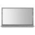 Espejo de baño madera contrachapada gris Sonoma 60x10,5x37