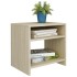 Mesitas de noche 2 uds contrachapado roble sonoma 40x30x39