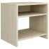 Mesitas de noche 2 uds contrachapado roble sonoma 40x30x39