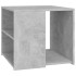 Mesa auxiliar madera contrachapada gris hormigón 50x50x45