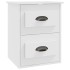 Mesita de noche de pared blanca 41,5x36x53