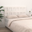 Cabecero de cama madera maciza de pino blanco 145,5x4x100 cm
