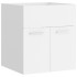Armario para lavabo madera contrachapada blanco 41x38,5x46