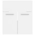 Armario para lavabo madera contrachapada blanco 41x38,5x46