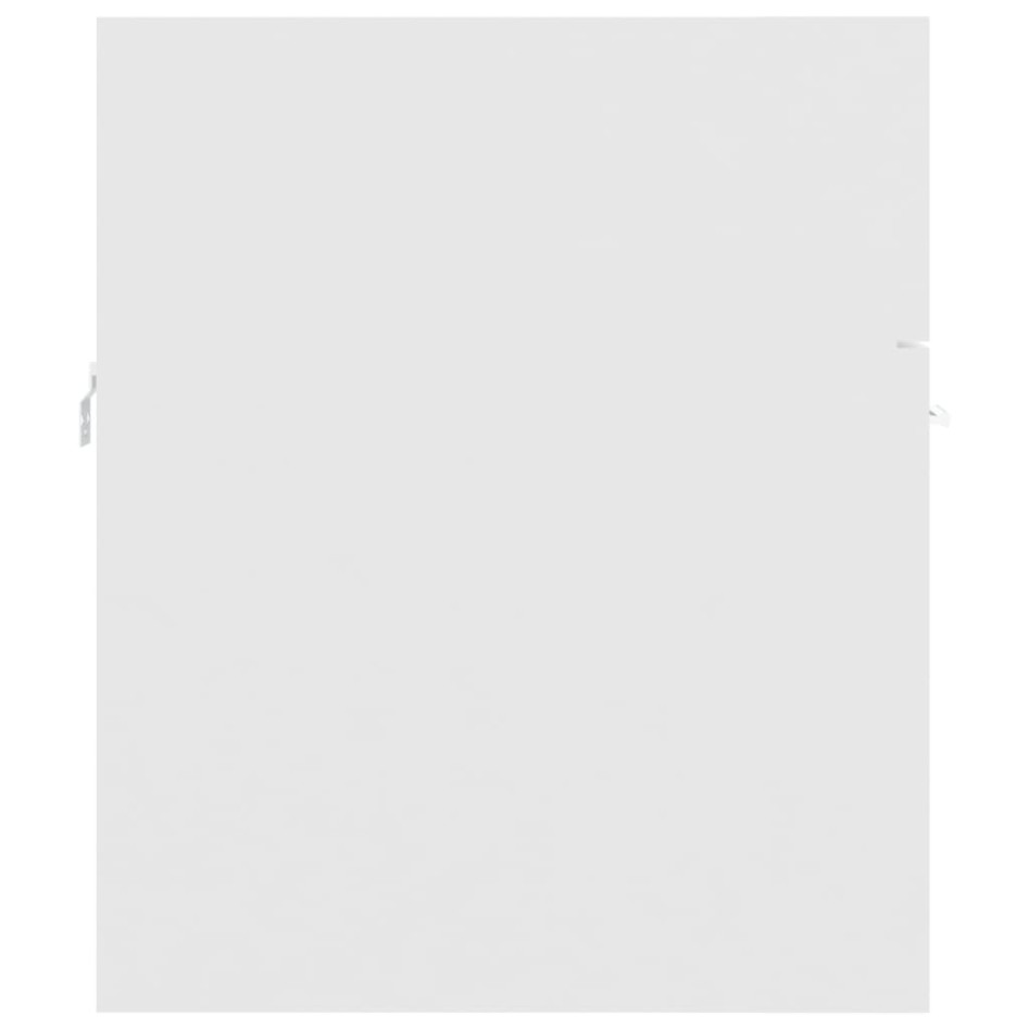 Armario para lavabo madera contrachapada blanco 41x38,5x46