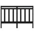 Cabecero de cama madera maciza de pino negro 146x4x100