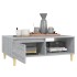 Mesa de centro madera de ingeniería gris Sonoma 90x60x35
