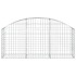 Cesta de gaviones forma arco hierro galvanizado 150x30x60/80