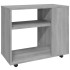 Mesa auxiliar madera contrachapada gris Sonoma 70x35x55