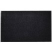 Alfombra de entrada de PVC negra, 120 x 180 cm