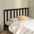 Cabecero de cama madera maciza de pino negro 166x4x100