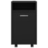 Armario auxiliar ruedas madera contrachapada negro 33x38x60