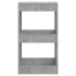 Estantería/divisor de espacios gris hormigón 40x30x72