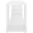 Mueble para TV madera contrachapada blanco brillo 100x24x32