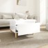 Mesa auxiliar de madera contrachapada blanco brillo 50x46x35