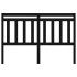 Cabecero de cama madera maciza de pino negro 146x4x100