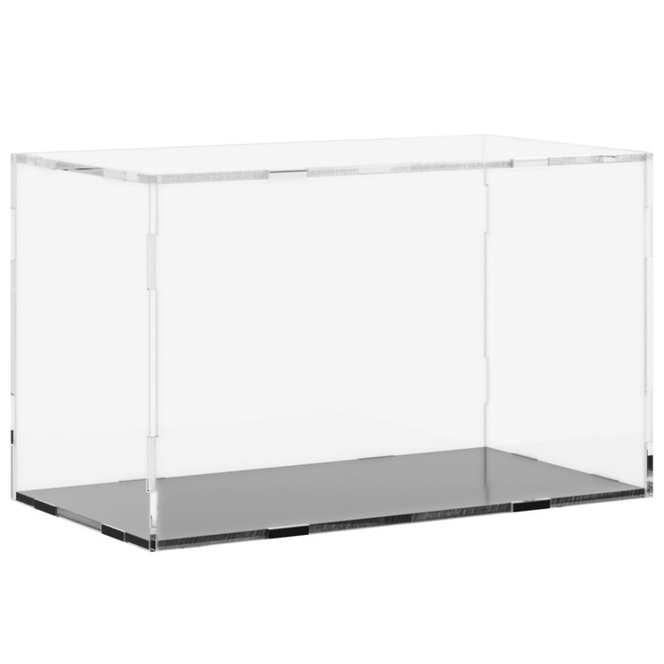 Caja de exposición acrílico transparente 31x17x19