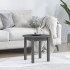 Mesa de centro de madera maciza de pino gris Ø 45x40