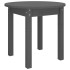Mesa de centro de madera maciza de pino gris Ø 45x40