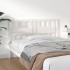 Cabecero de cama madera maciza de pino blanco 125,5x4x100