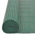 Valla de jardín de doble cara verde 110x300