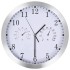 Reloj de pared de cuarzo higrómetro y termómetro 30 cm